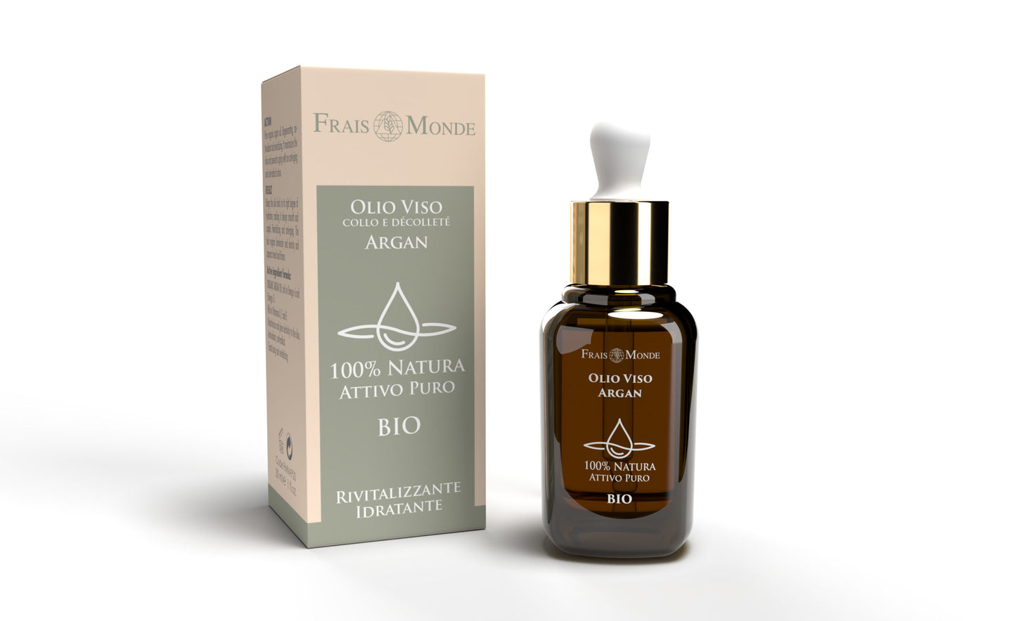  100% Natura Attivo Puro – Olio Viso Collo E Decollete’ Argan