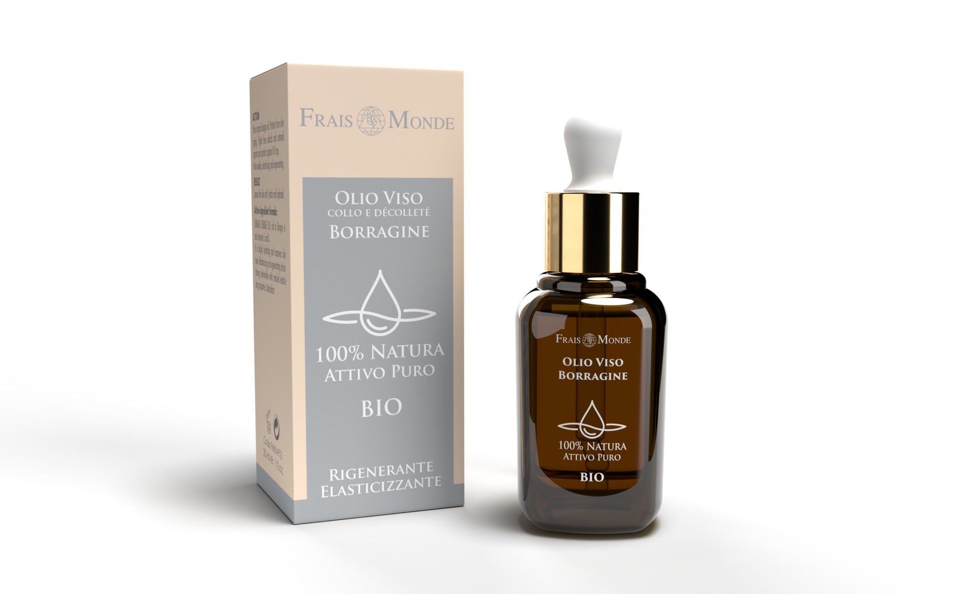  100% Natura Attivo Puro – Olio Viso Collo Borragine