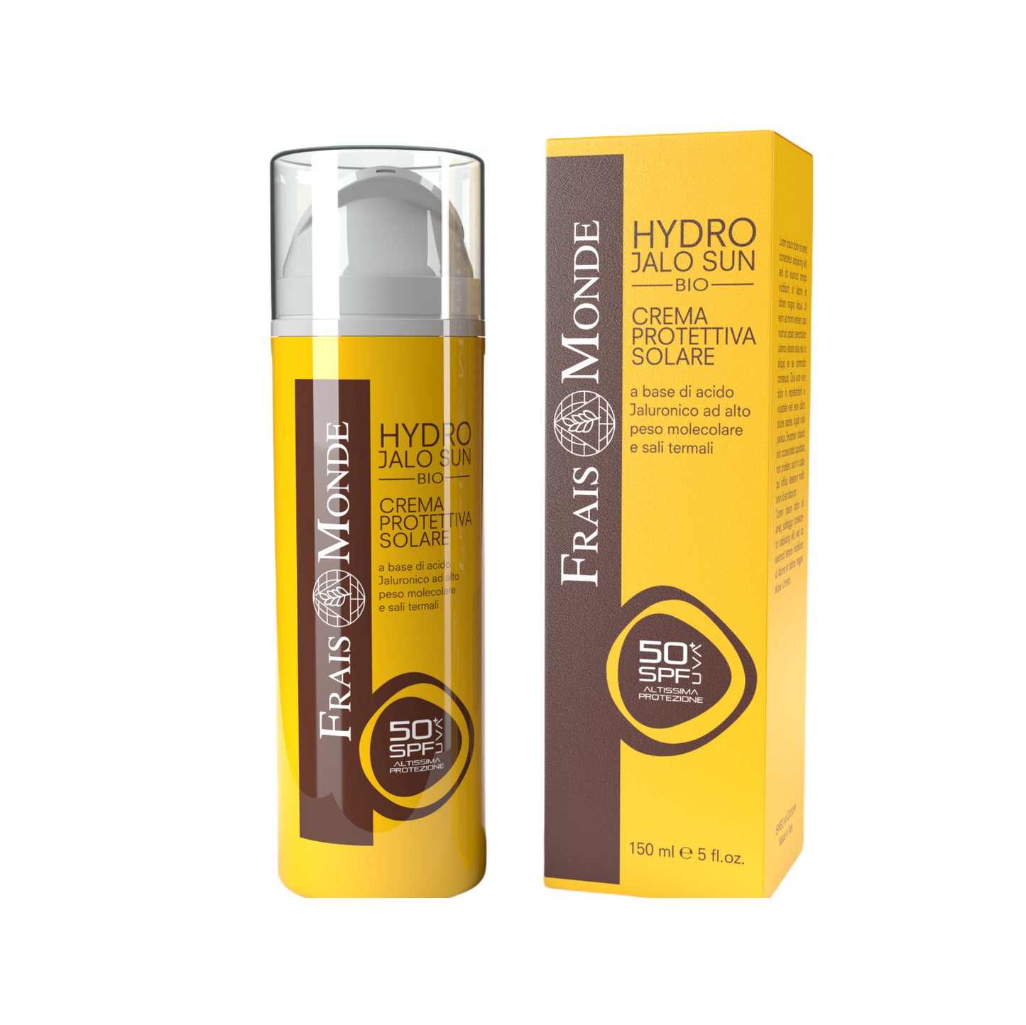  Hydro Jalo Sun Bio Crema Protettiva Solare Spf 50+ 150 Ml