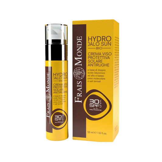  Hydro Jalo Sun Bio Crema Viso Protettiva Solare Antirughe Spf 30 50 Ml
