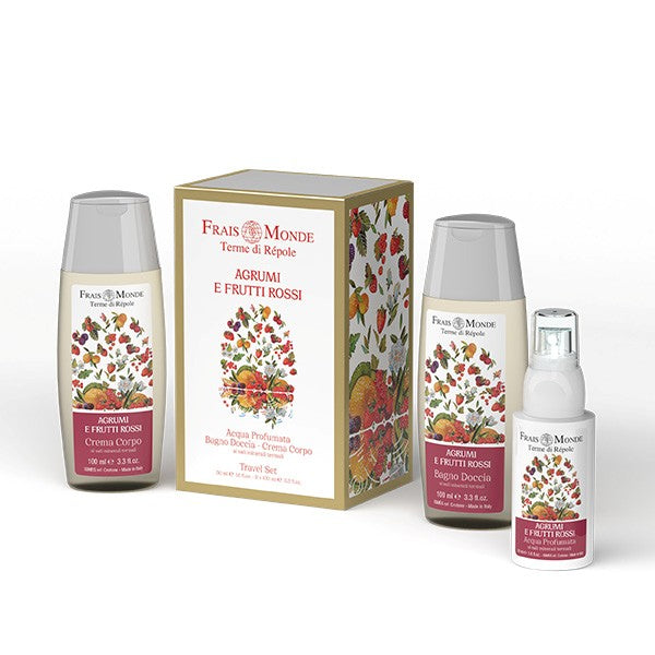  Set Viaggio Agrumi E Frutti Rossi